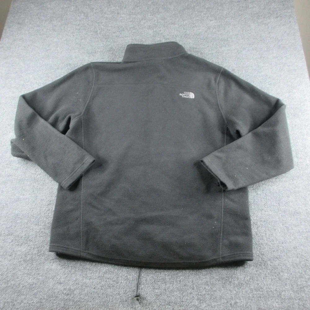 The North Face Jacket Mens XL Black Fleece Full Zip Outdoor Hiking Trail